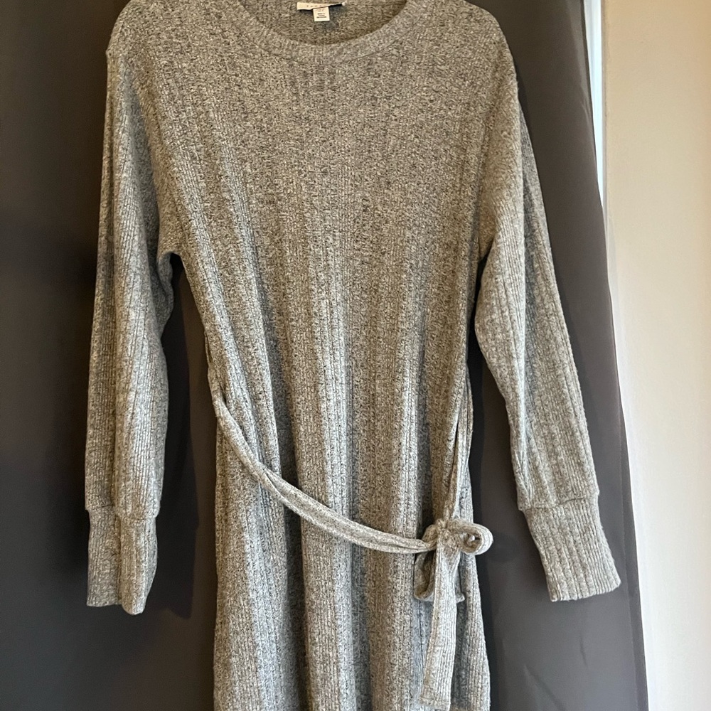 Topshop Tie Sweater Dress